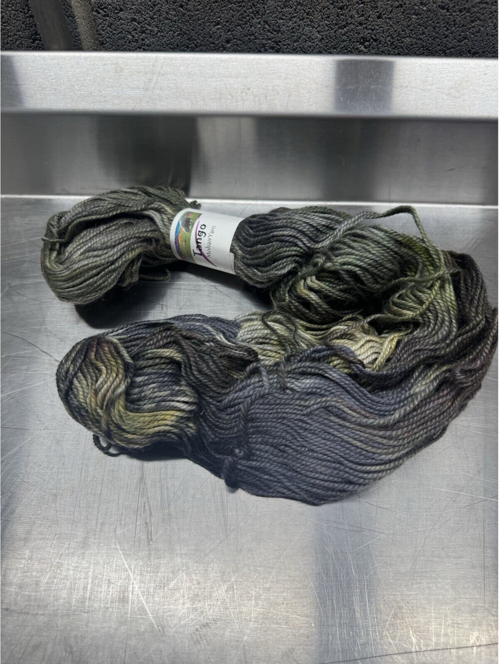 Dancing Leaf Farms Tango Mohair Yarn Multicolor Skein